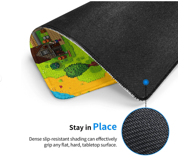 Stardew Valley Mouse Pad Cartoon Mouse Pad Rectangle Mouse Pads for Computers Laptop