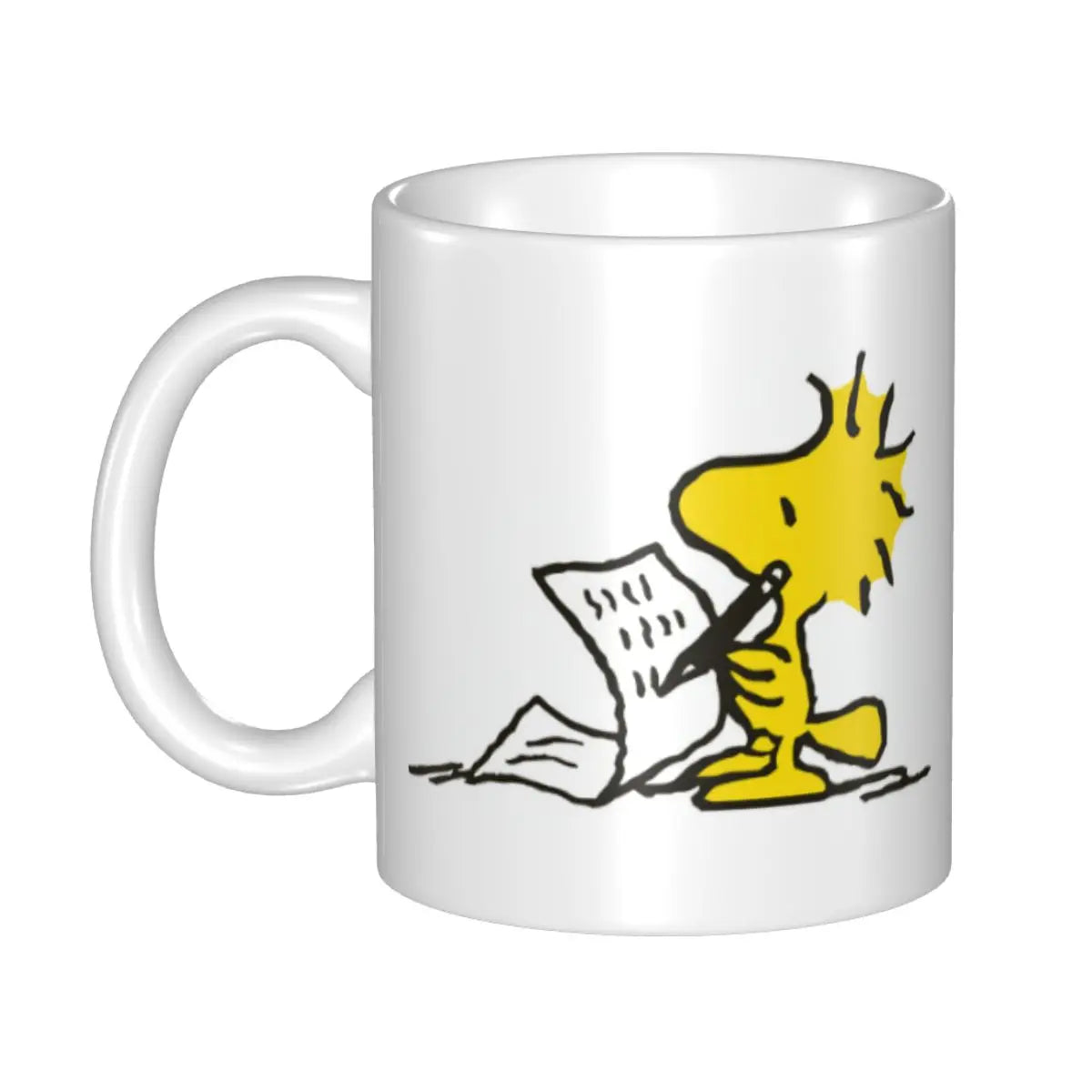 Custom Cartoon Snoopy Woodstock Animation Coffee Mug DIY Ceramic Milk Tea Cups