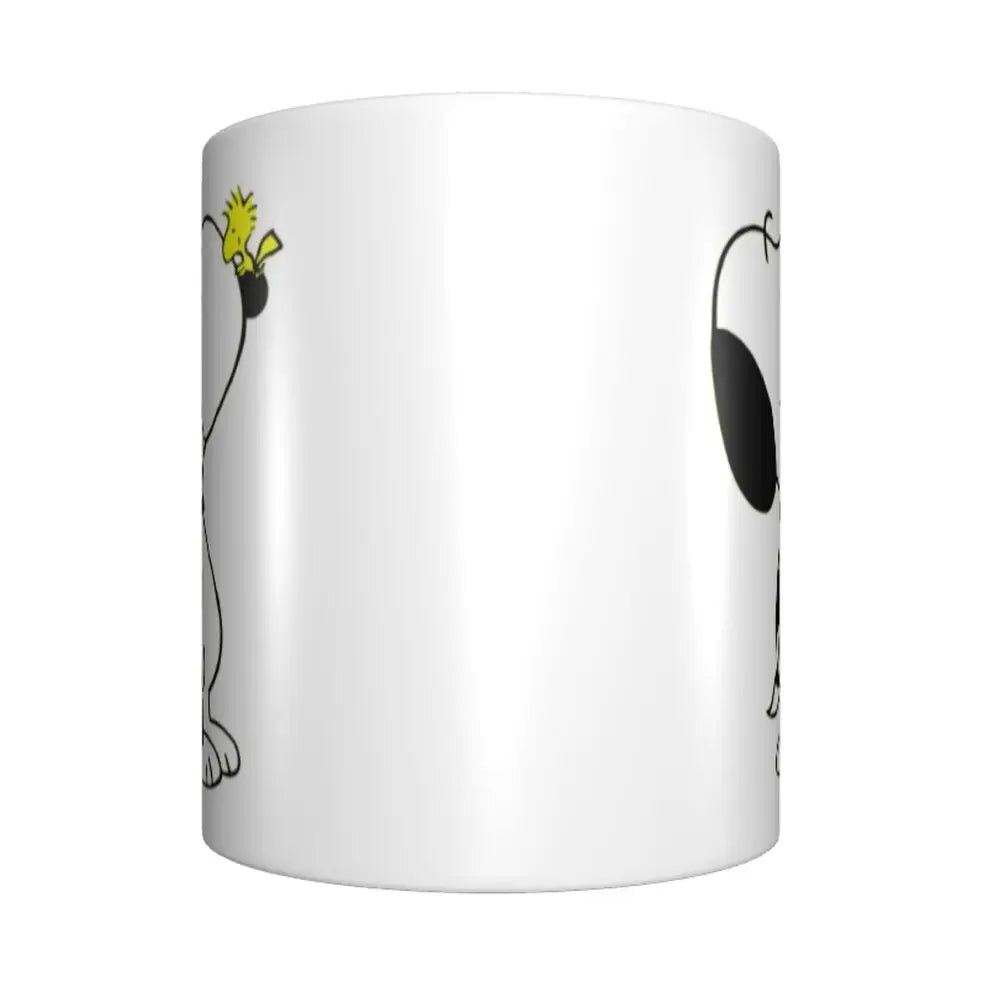 Custom Cartoon Snoopy Woodstock Animation Coffee Mug DIY Ceramic Milk Tea Cups