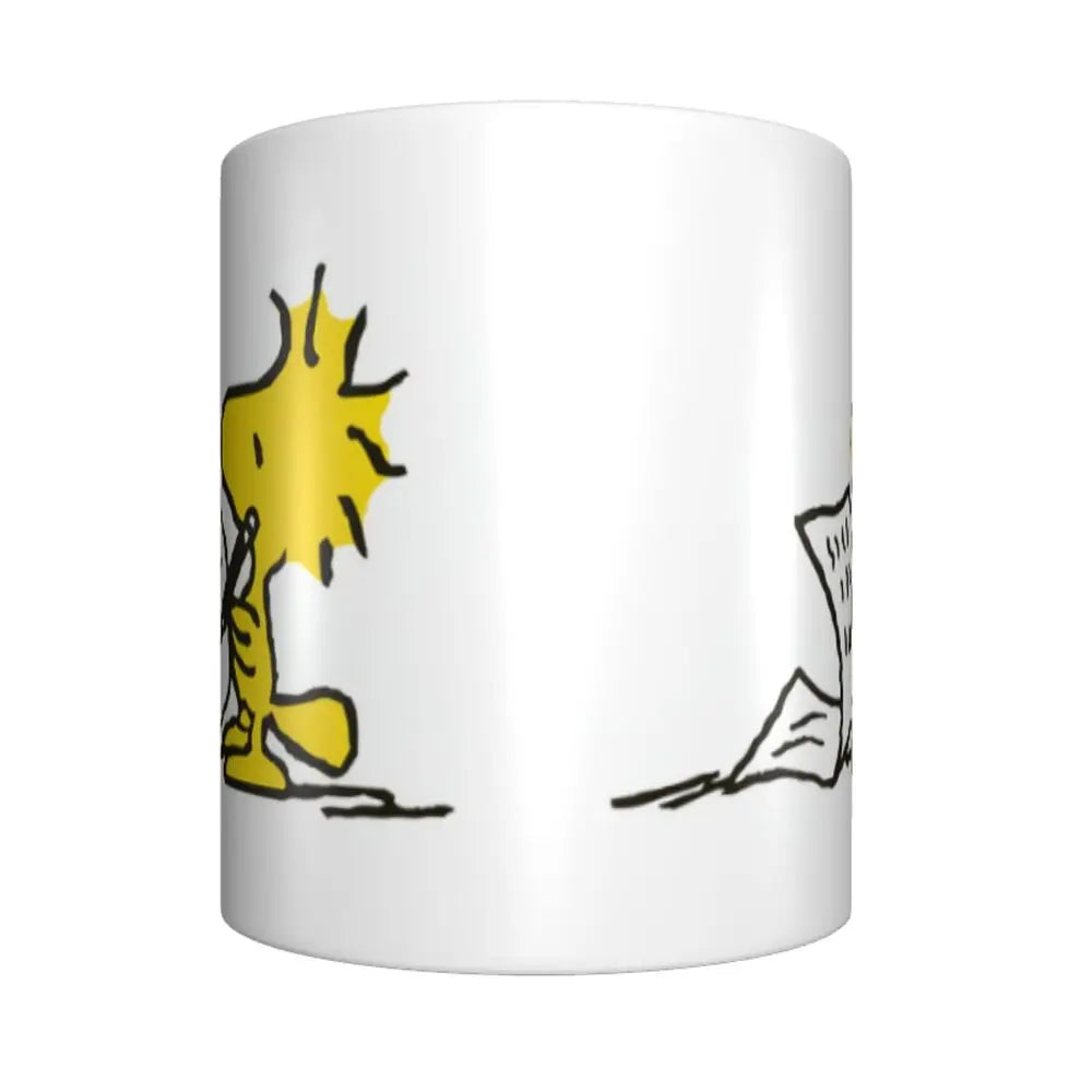 Custom Cartoon Snoopy Woodstock Animation Coffee Mug DIY Ceramic Milk Tea Cups
