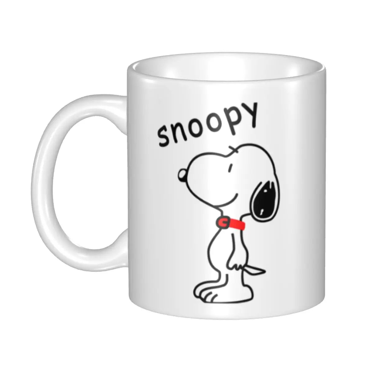 Custom Cartoon Snoopy Woodstock Animation Coffee Mug DIY Ceramic Milk Tea Cups