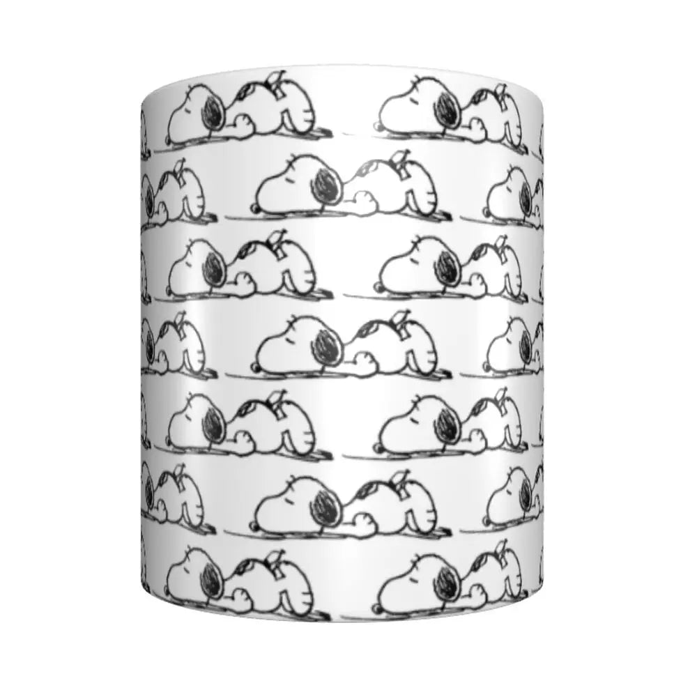 Custom Cartoon Snoopy Woodstock Animation Coffee Mug DIY Ceramic Milk Tea Cups