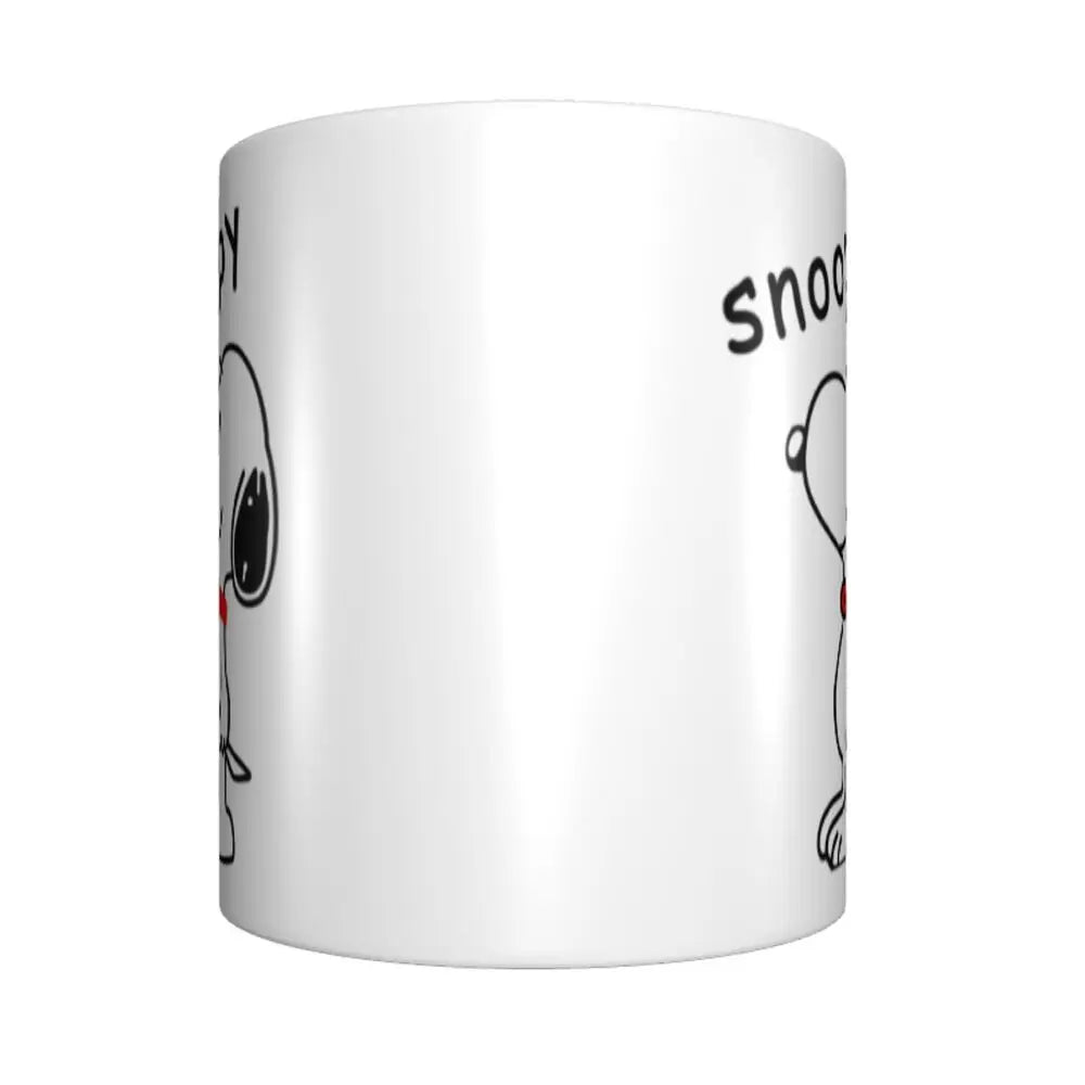 Custom Cartoon Snoopy Woodstock Animation Coffee Mug DIY Ceramic Milk Tea Cups