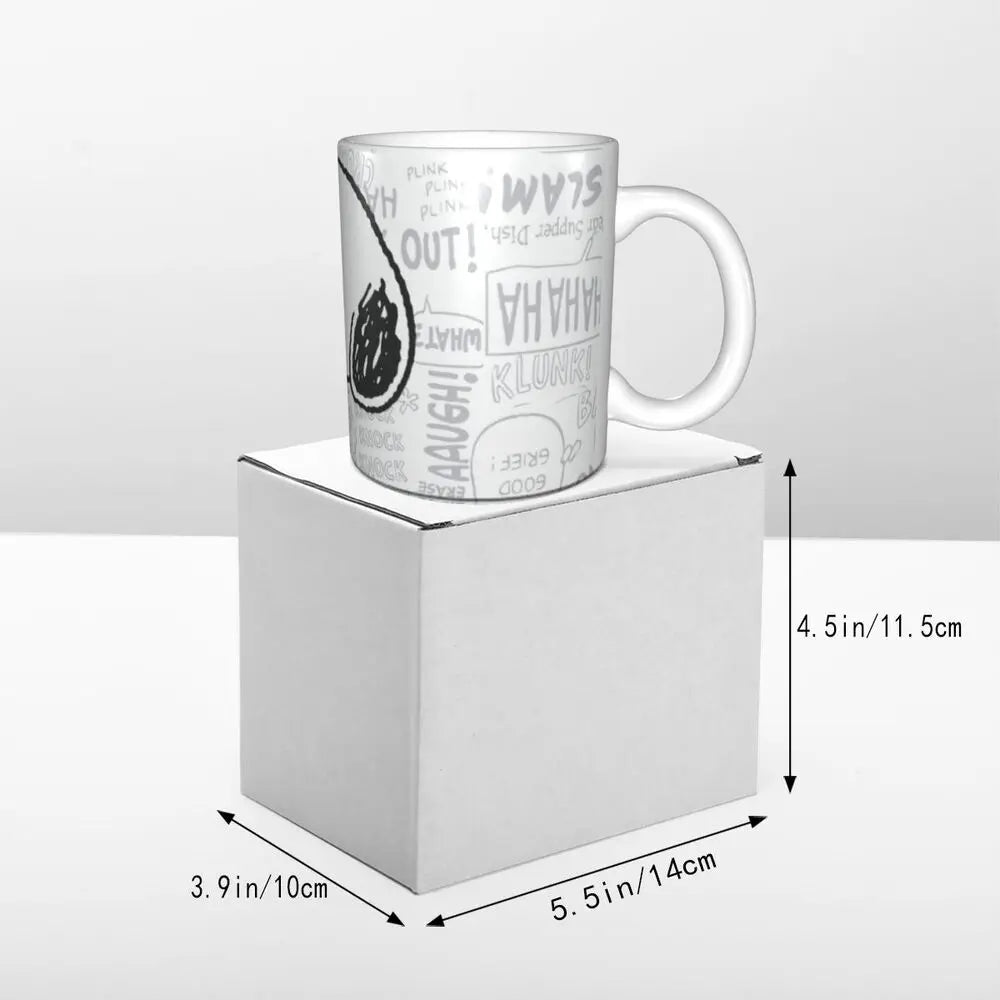 Custom Cartoon Snoopy Woodstock Animation Coffee Mug DIY Ceramic Milk Tea Cups