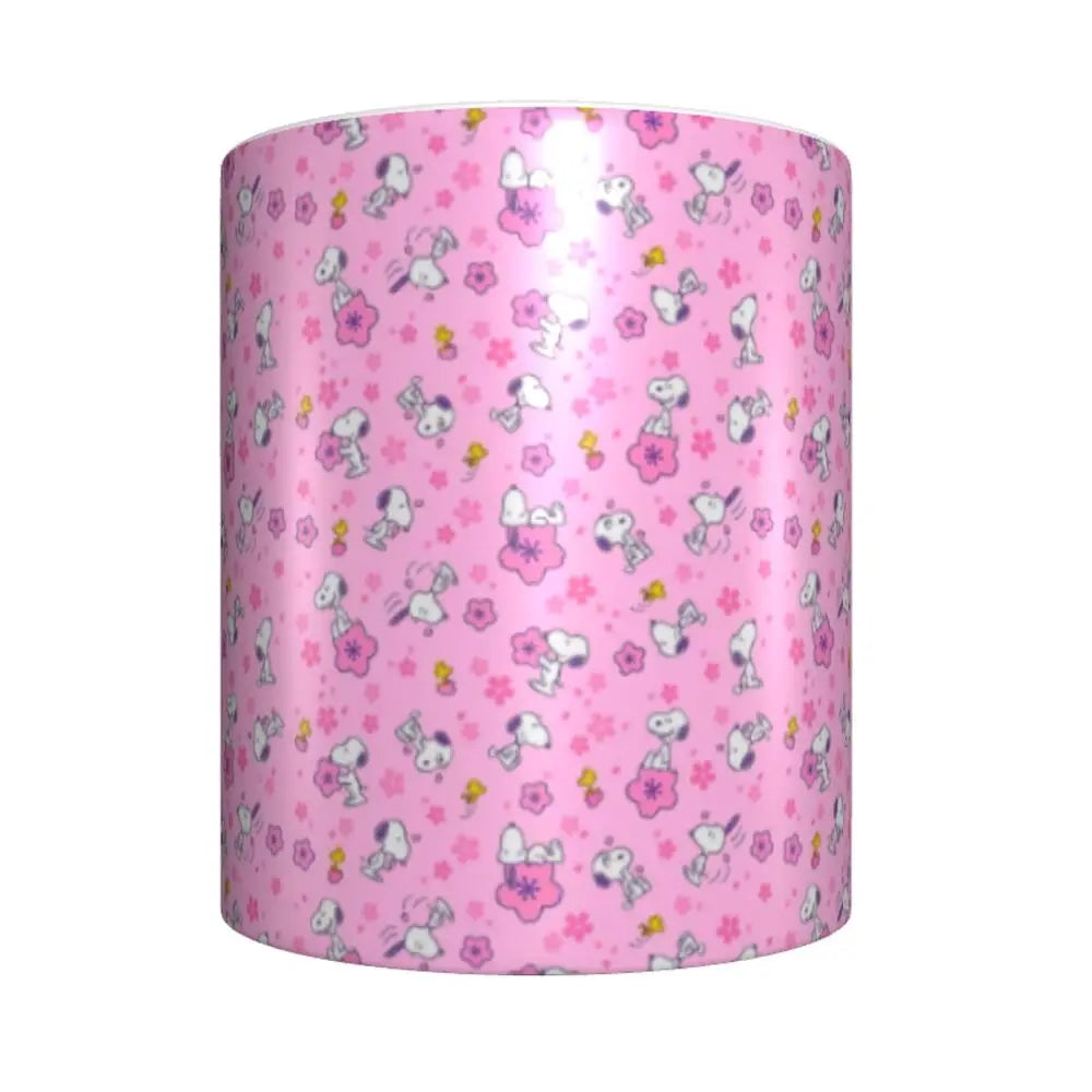 Custom Cartoon Snoopy Woodstock Animation Coffee Mug DIY Ceramic Milk Tea Cups