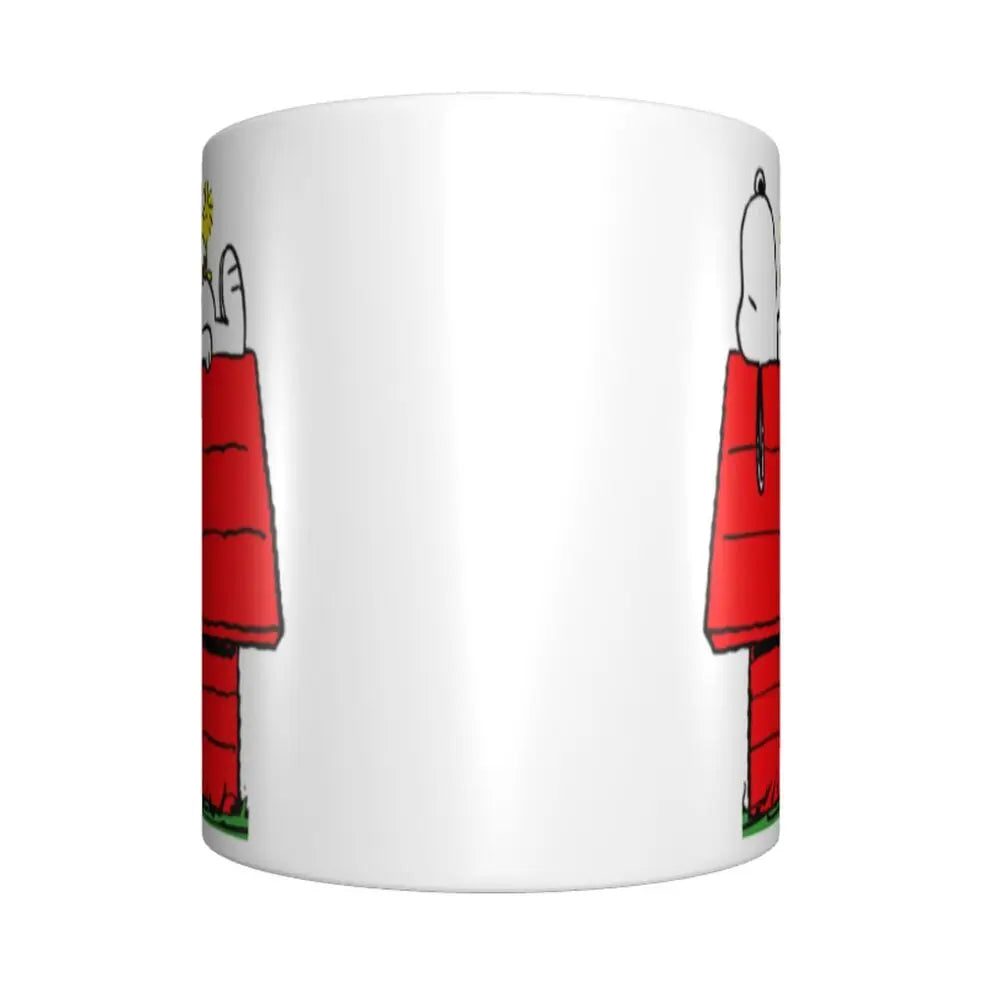 Custom Cartoon Snoopy Woodstock Animation Coffee Mug DIY Ceramic Milk Tea Cups